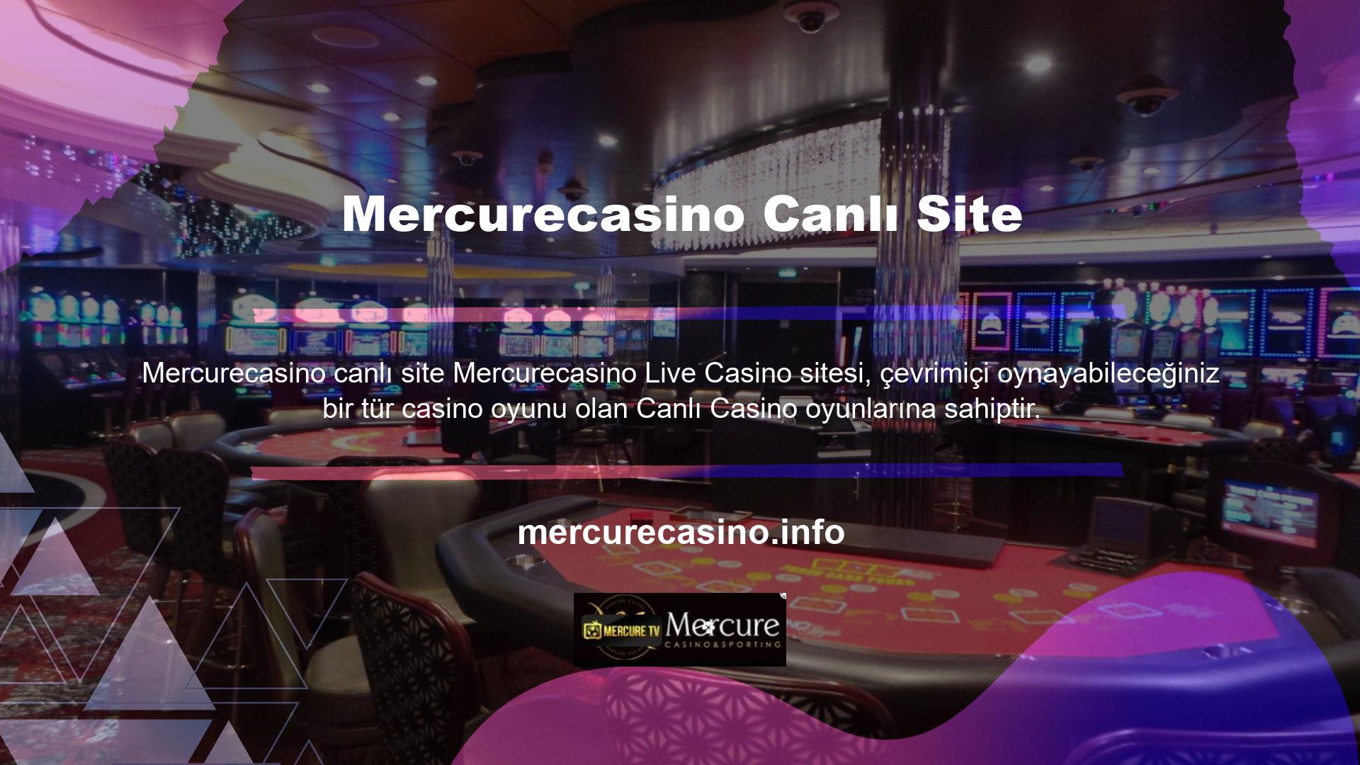 Burada poker, blackjack, rulet ve bakara gibi farklı kart oyunları oynayabilirsiniz
